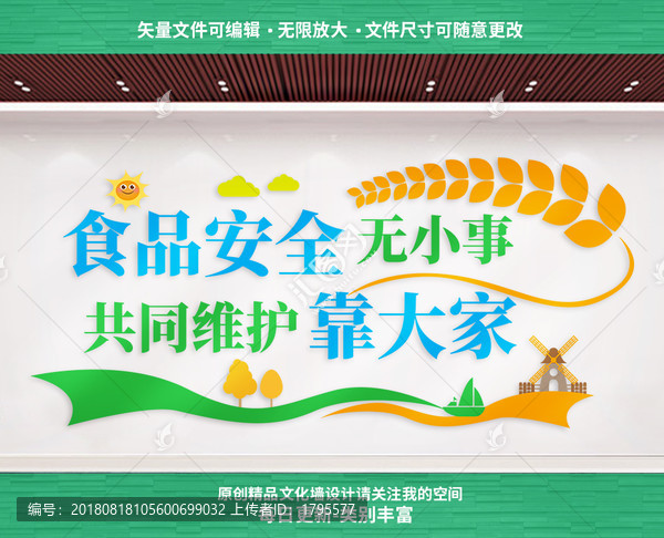 食堂文化墻