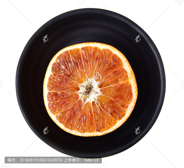 切开的血橙