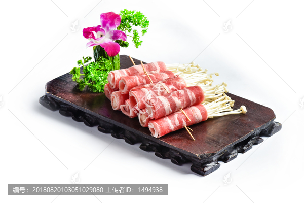 金针菇牛肉卷