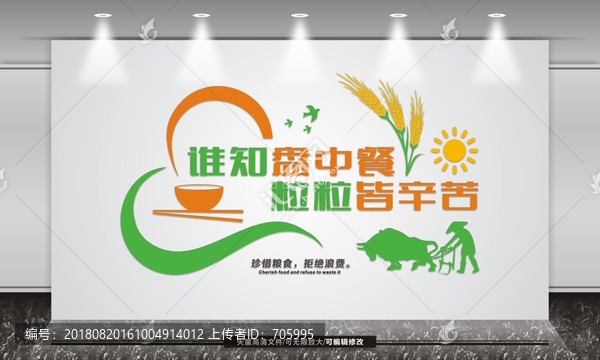 食堂文化墻