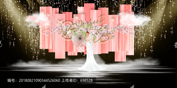 粉白色小清新婚禮