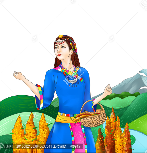 藜麥原創(chuàng)插畫