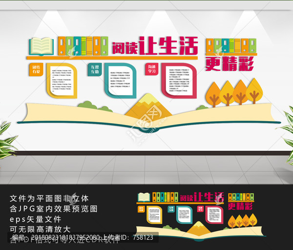 閱讀室文化墻