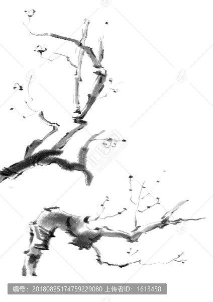 水墨國(guó)畫線稿