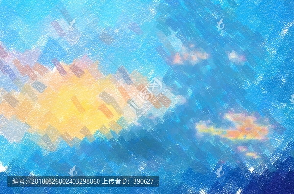 抽象油畫