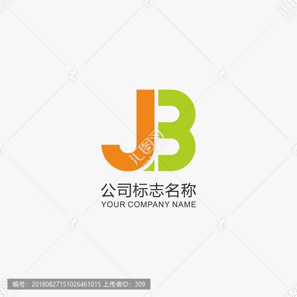 JB字母标志logo