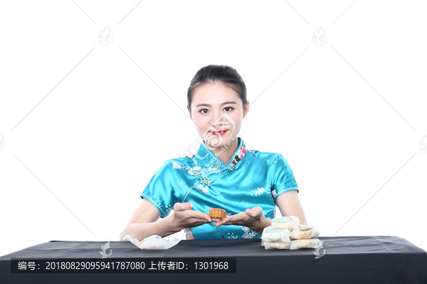 中秋月饼高清摄影图