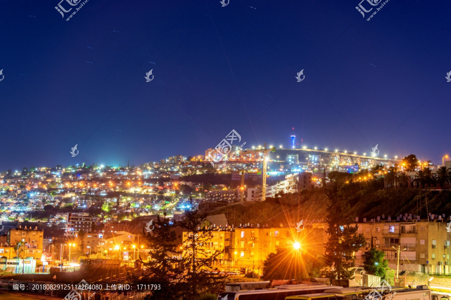 以色列提比利亚夜景