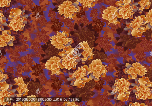 宴會(huì)廳地毯牡丹荷花紅色多功能廳