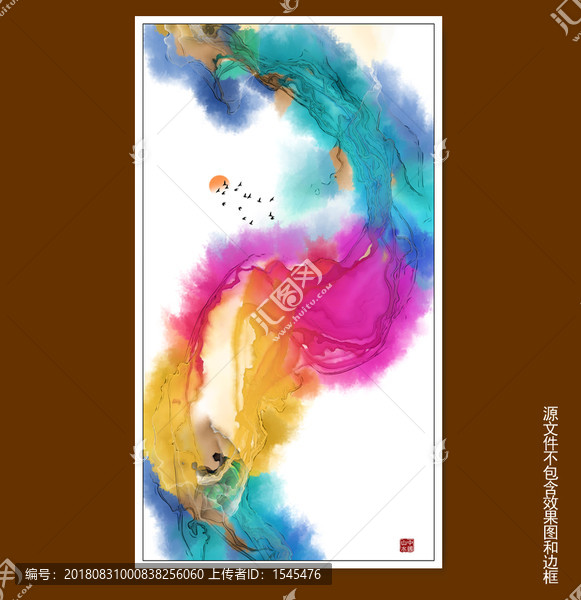 抽象油畫