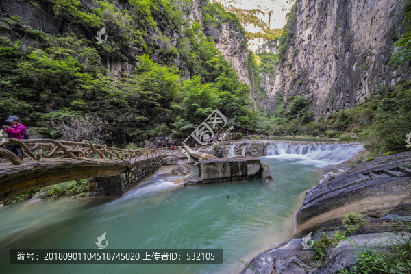 山西壶关八泉峡风光