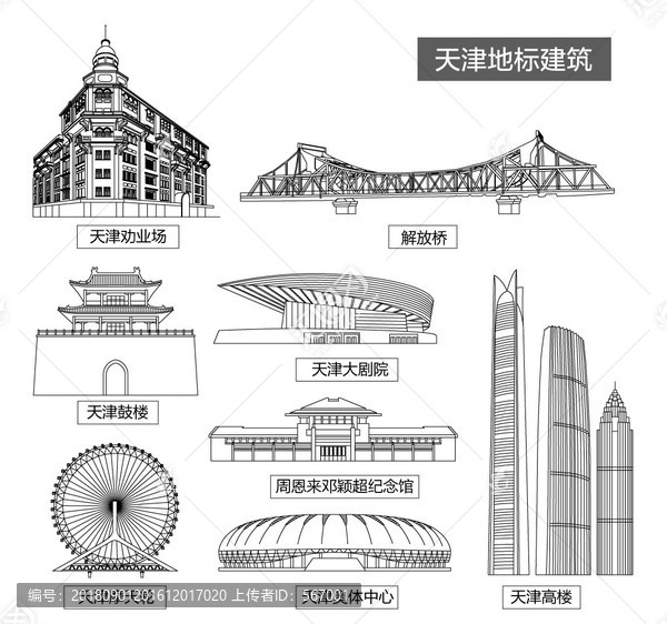 天津地標(biāo)建筑