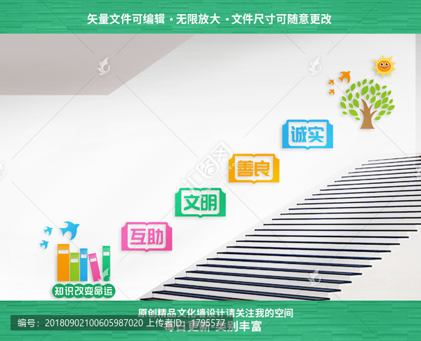 學(xué)校樓梯文化