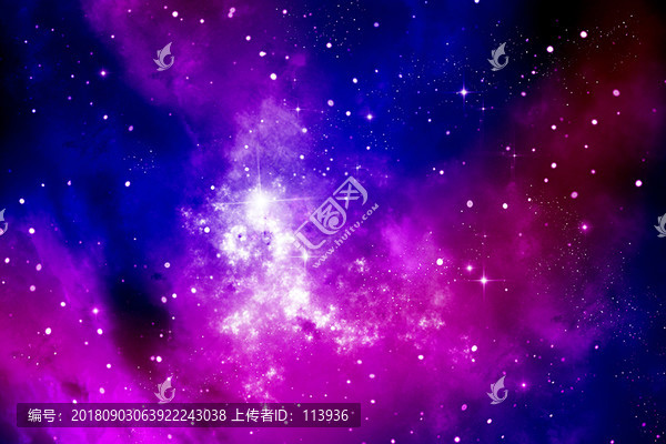 紫色星空背景