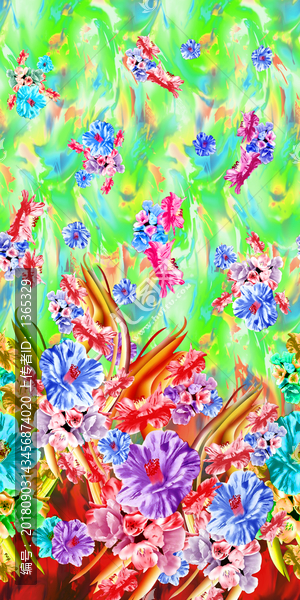 花朵定位