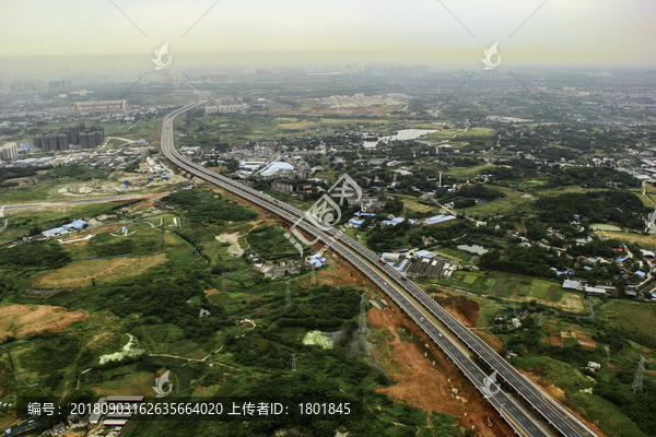 高速公路建设航拍