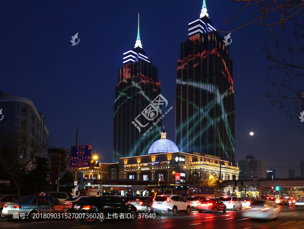 上海环球港夜景