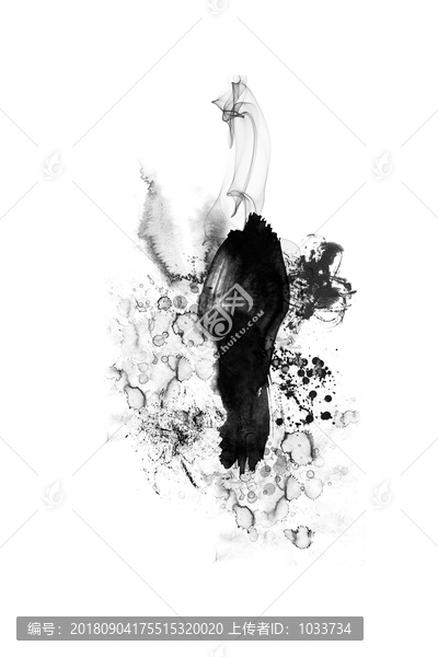 水墨中國(guó)風(fēng)抽象裝飾畫(huà)