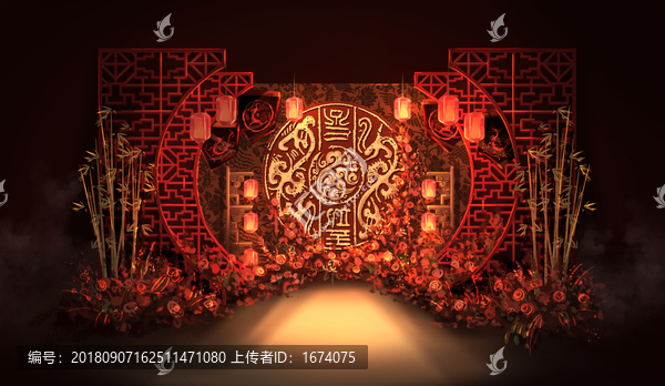 漢式婚禮合影區(qū)