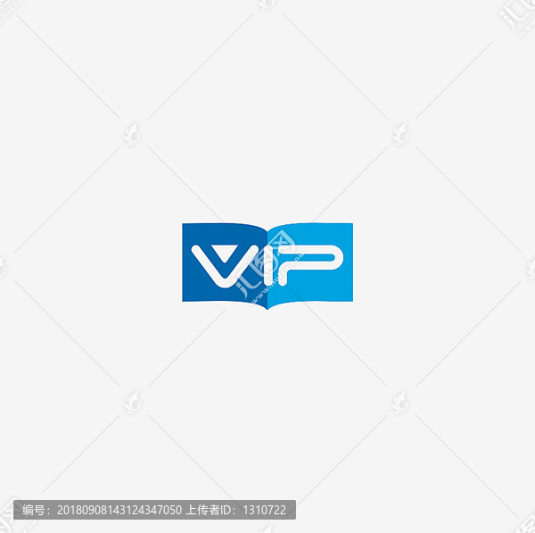 VIP字母LOGO设计