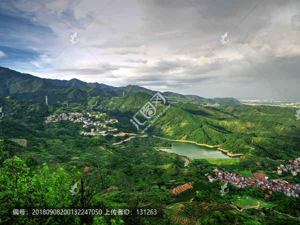 金华尖峰山大岭村水库