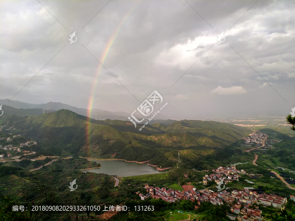 金华尖峰山山脚风光