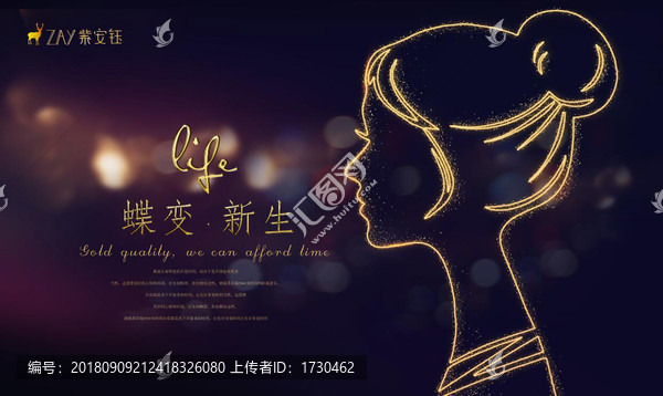整形美容蝶變海報