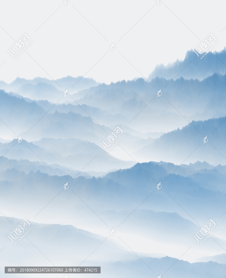新中式水墨山水裝飾畫