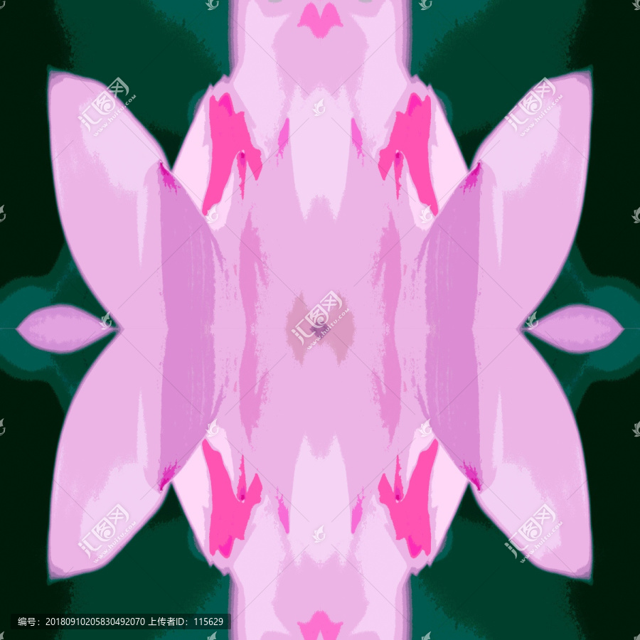 幾何歐式花紋圖案印花2D