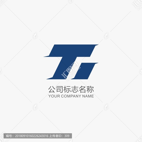 字母TI标志logo