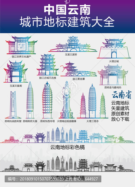 云南城市地標(biāo)建筑大全