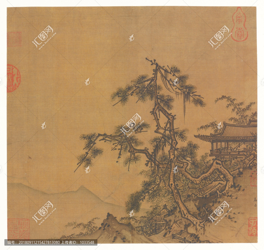 馬遠(yuǎn)松峰圖