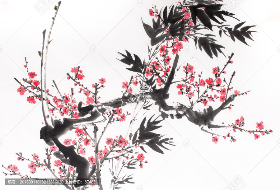 國(guó)畫(huà)梅花