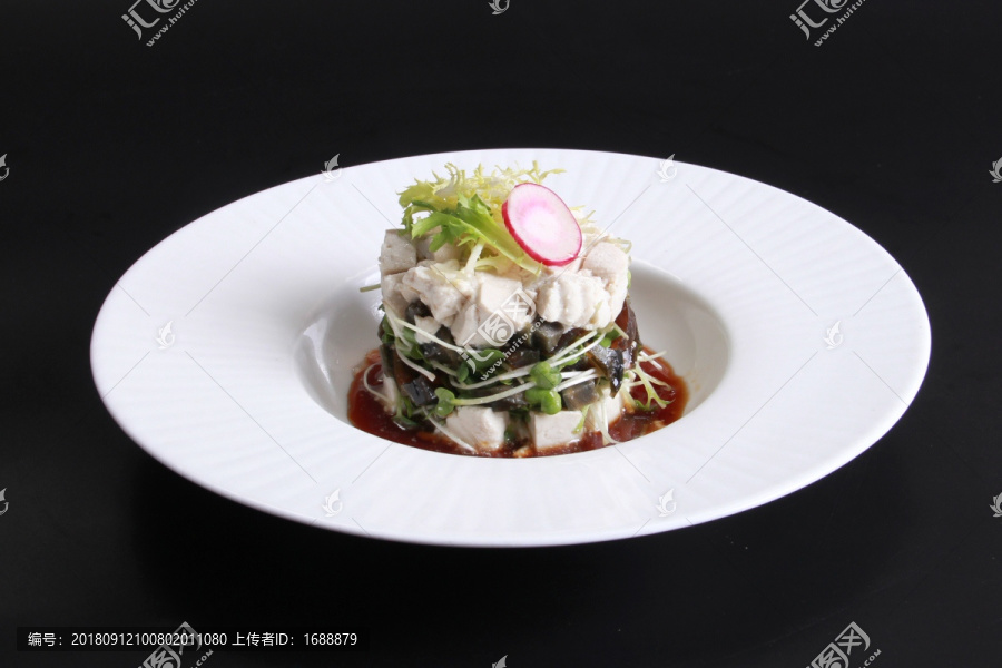 三色璟撈汁豆腐