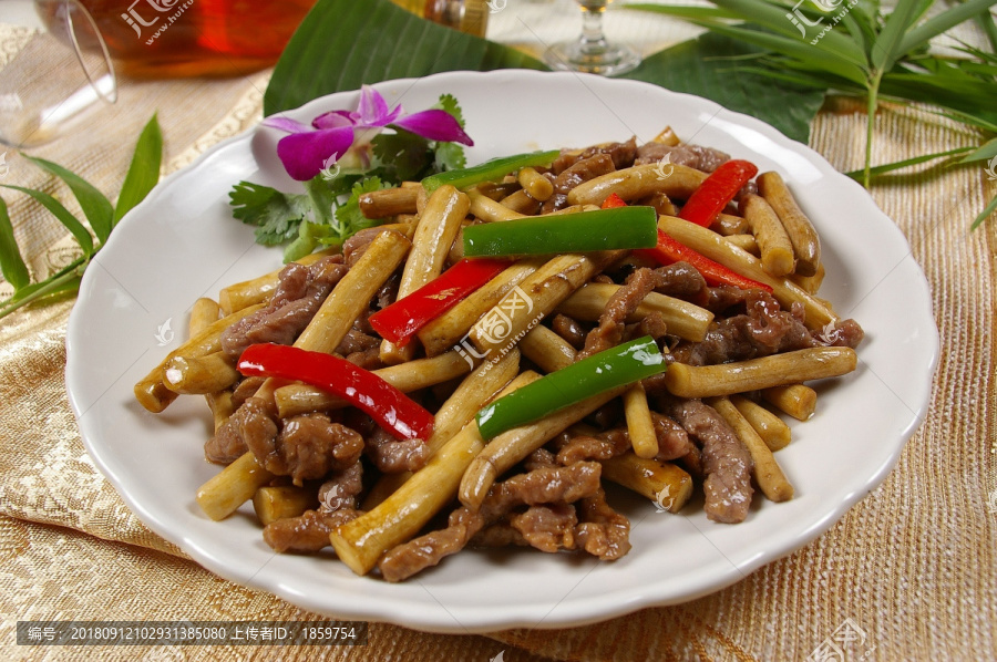 茶樹菇炒牛柳