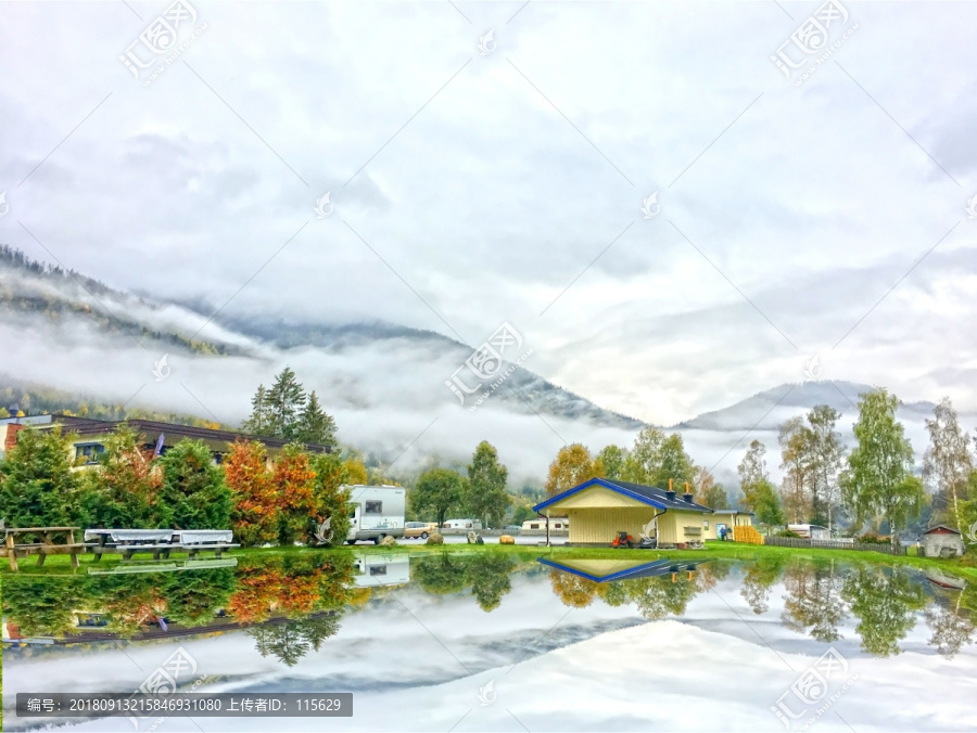 北歐風(fēng)情歐洲風(fēng)景房地產(chǎn)裝飾畫