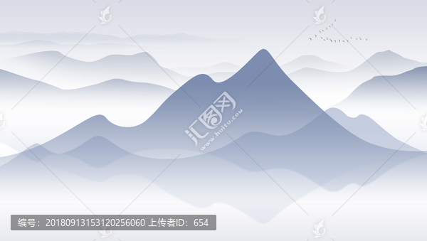 水墨山水畫