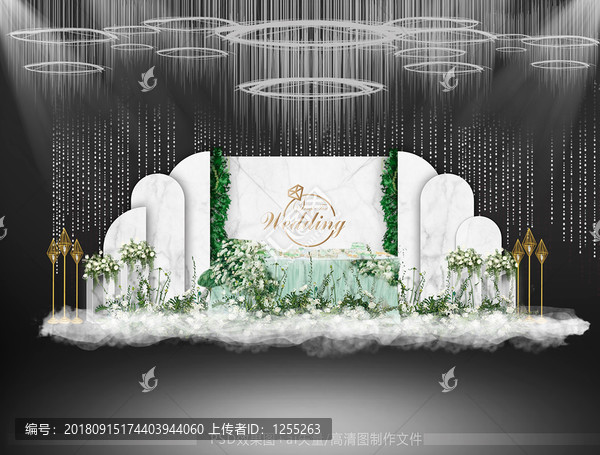森系婚禮迎賓區(qū)
