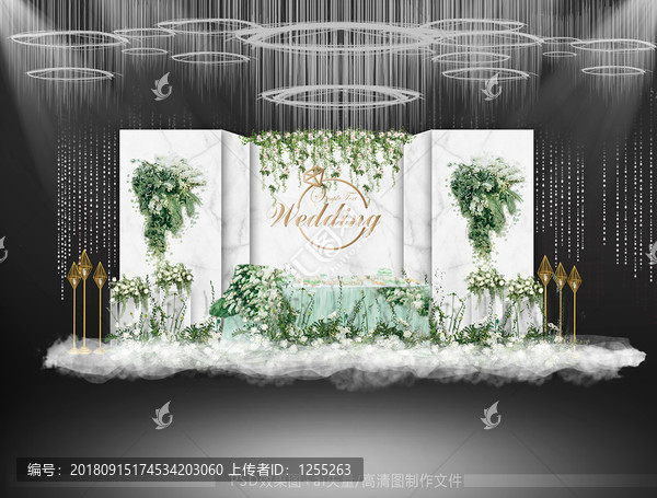 森系婚禮合影區(qū)