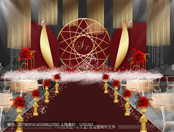 紅金主題婚禮