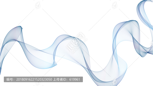藍(lán)色水墨線條