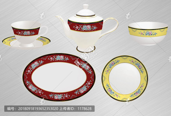 經(jīng)典歐式咖啡杯碟茶具餐具設(shè)計(jì)