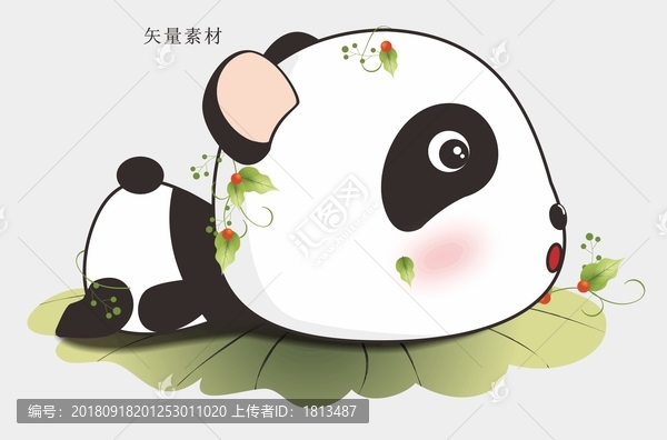 可愛(ài)小熊貓