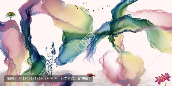 水墨畫意境山水
