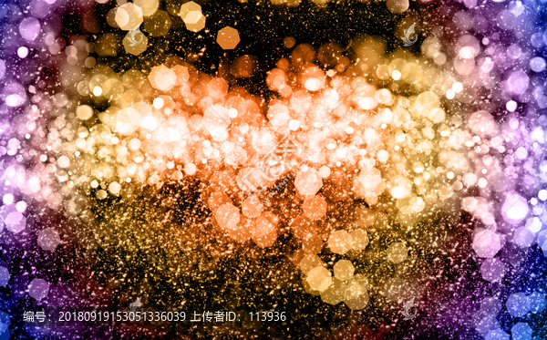絢麗星光背景