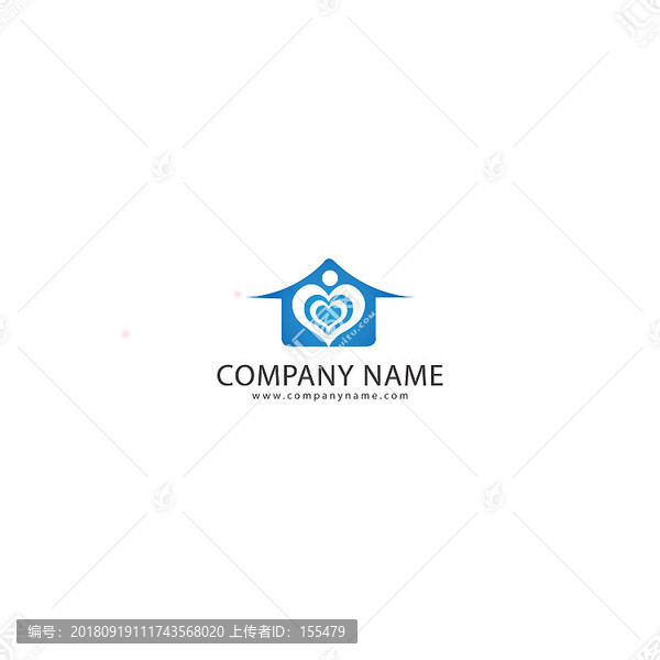 創(chuàng)意小房子標志設(shè)計