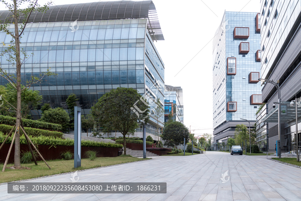 重庆仙桃数据谷办公区特色建筑