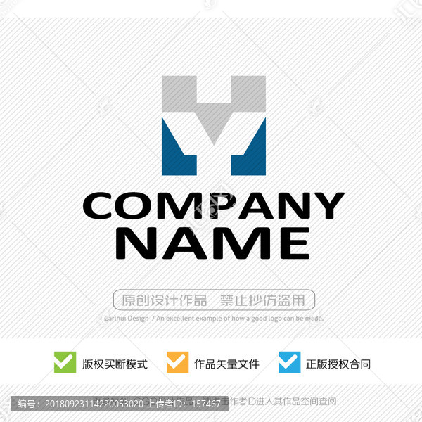 HY字母YH字母logo