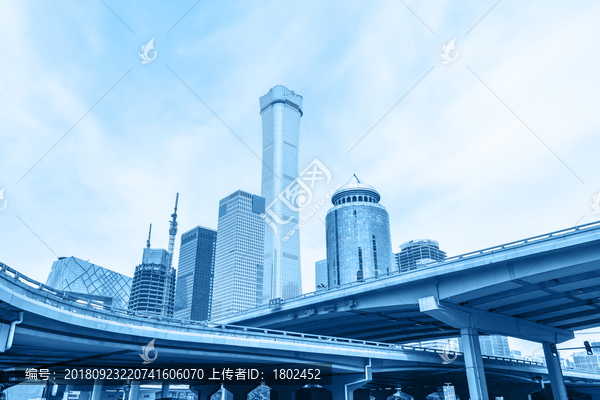 北京现代城市风光