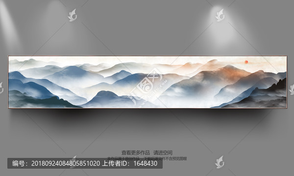 巨幅山水畫